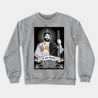 ST. JUDE THADDEUS - NOVENA IMAGE Crewneck Sweatshirt